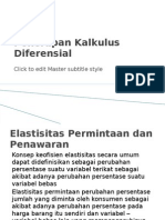 Penerapan Kalkulus Diferensial