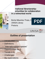 International Librarianship: Opportunities For Collaboration in A Networked World