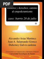 Deberes y Derechos- Camino Al Empoderamiento-Barrio de Pereira
