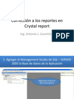 Corrección A Los Reportes en Crystal Report