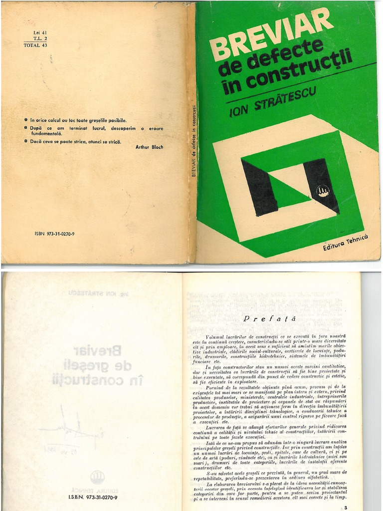 Breviar de Defecte in Constructii | PDF