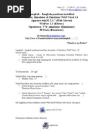 Download Langkah  langkah panduan installasi Editor Simulator  Emulator WAP Versi 10 by mozes sugiarto SN11008591 doc pdf