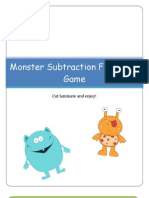 Monster Subtraction Filefolder