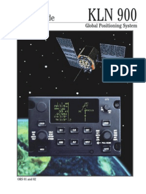GPS KLN 900, PDF, Air Traffic Control