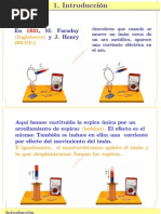 Induccion Electromagnetica | PDF | Campo magnético | Corriente eléctrica