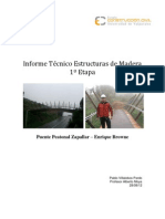 Informe Técnico Estructuras de Madera Primera Etapa