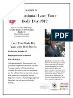 Love Your Body Day 2012 Poster