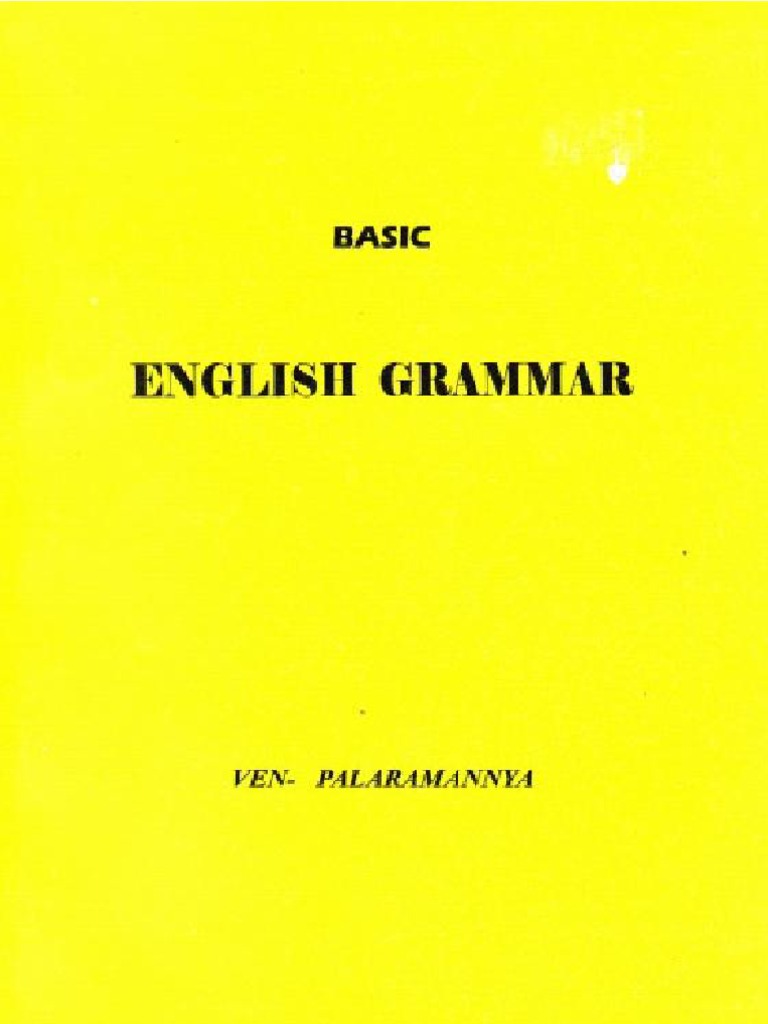 Basic English Grammar | PDF