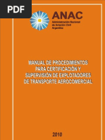 Manual de Procedimientos Para Certificacion de Explotadores Aereos[1]