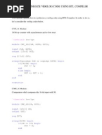 RTL Compiler Synthesis