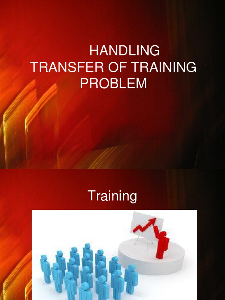 Enhancing Training Transfer in HRM | PDF