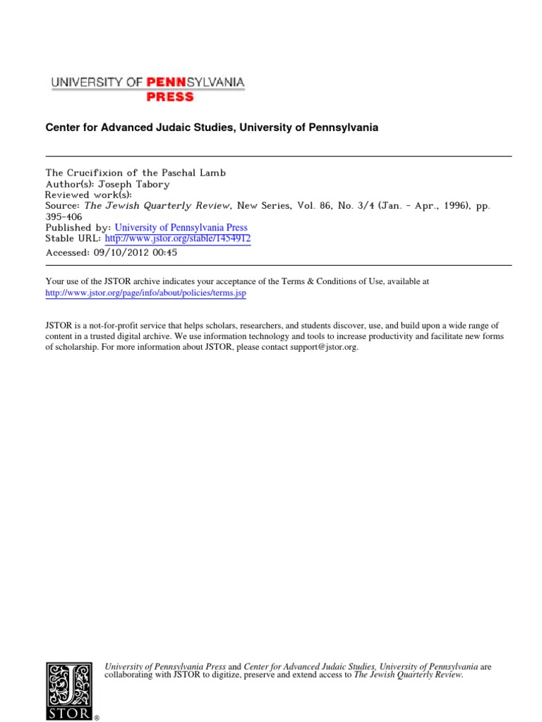 CRUCIFIXION | PDF | Passover | Crucifixion Of Jesus