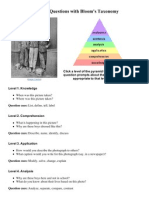 Questioning With Bloom's Taxonomy