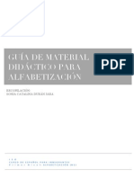 Guía de material didáctico para alfabetización