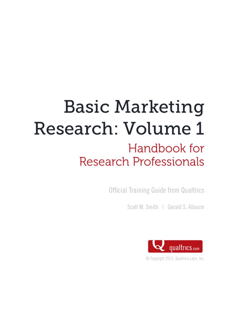 Basic Marketing Research 4th Edition Rental Homes