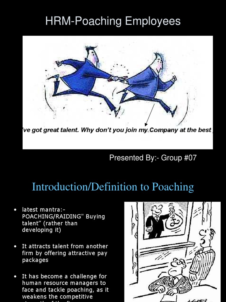 Poaching Employees PDF Poaching Crime & Violence