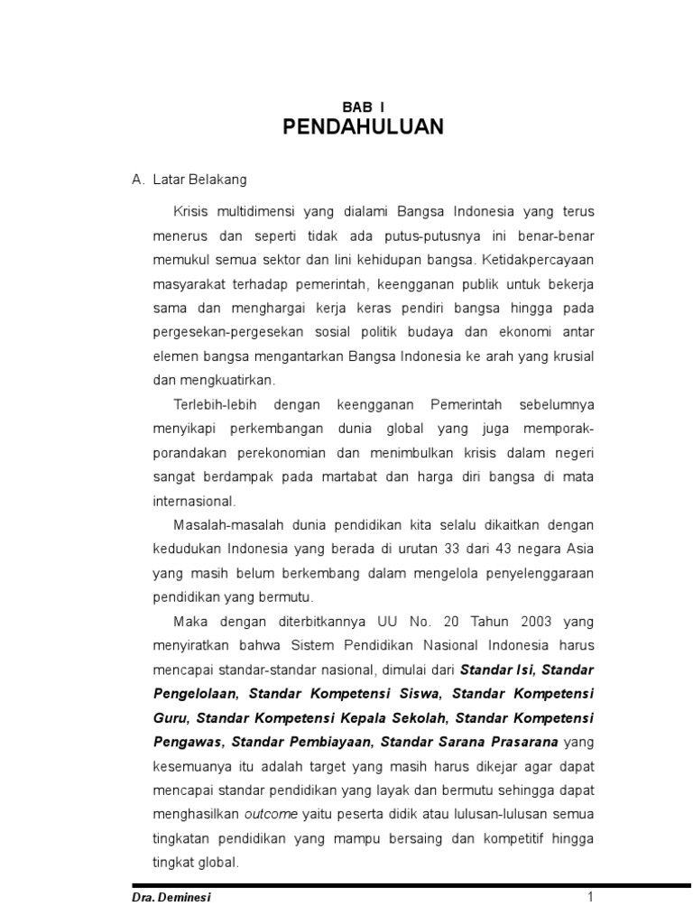 Makalah Menghadapi Uji Calon Kepala Sekolah