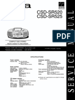 Aiwa CSD-SR520 Service Manual