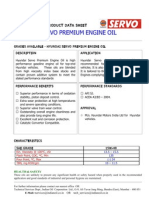 Hyundai SERVO Premium Engine Oil 10 Jan 07