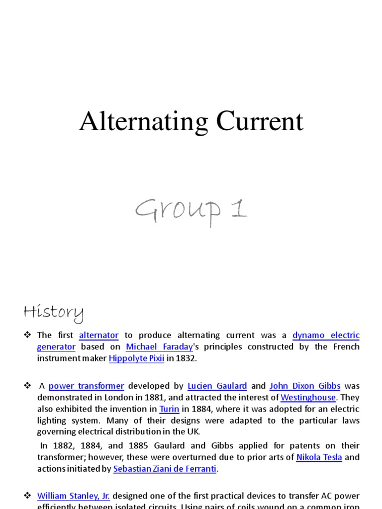 Alternating Current | PDF | Amplitude | Alternating Current