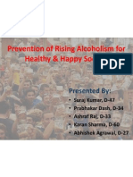 Prevention of Rising Alcoholism For Healthy &amp Happy Society