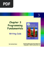 Programming Fundamentals: Writing Code