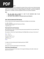 Task 1: Plot The Fundamental (1Hz) Frequency: I 1:3 T 0:.001:5 X Sin (2 Pi I T) Subplot (3,1, I) Plot (T, X)