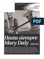 MARY DALY 1928-2010 por Silvia Cuevas-Morales