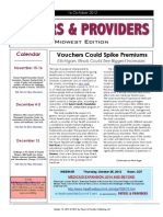 Payers & Providers Midwest Edition – Issue of October 16, 2012