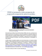PDDH rechaza suspensión minera
