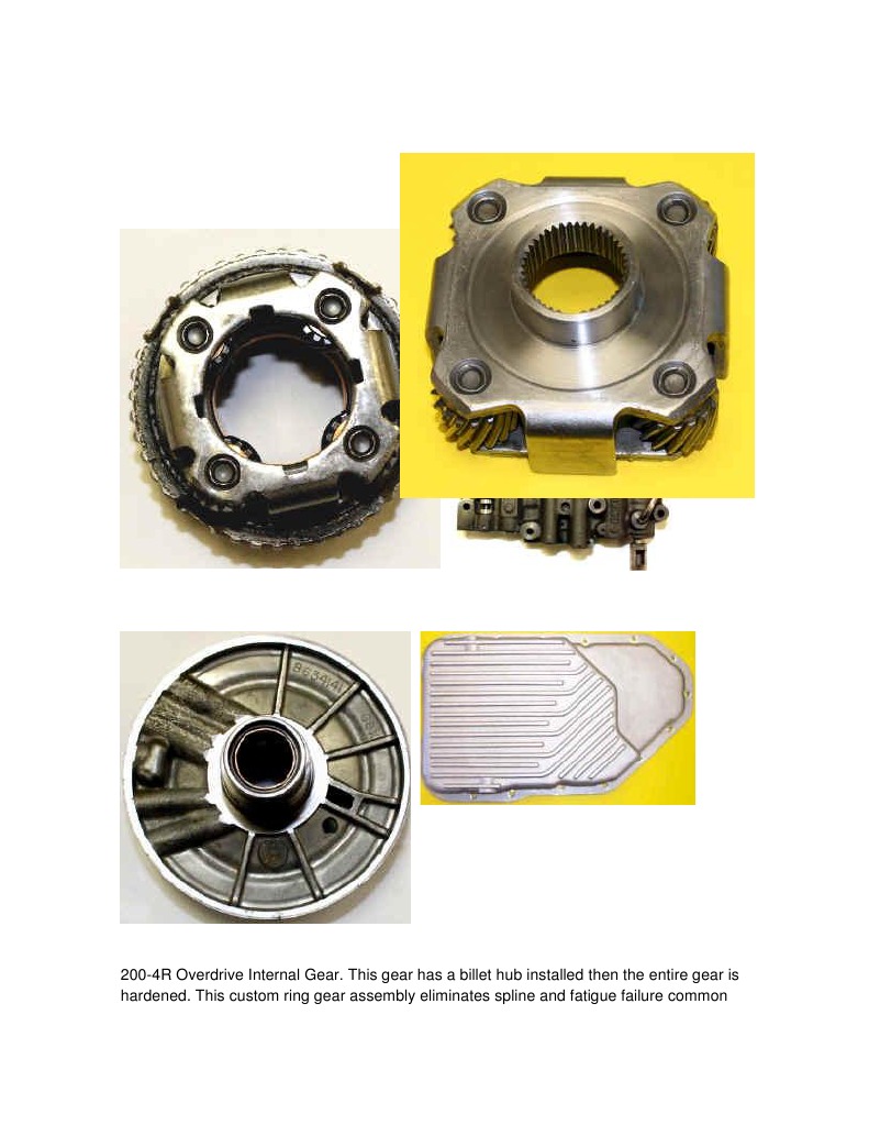 200-4R Transmission Upgrades Guide | PDF