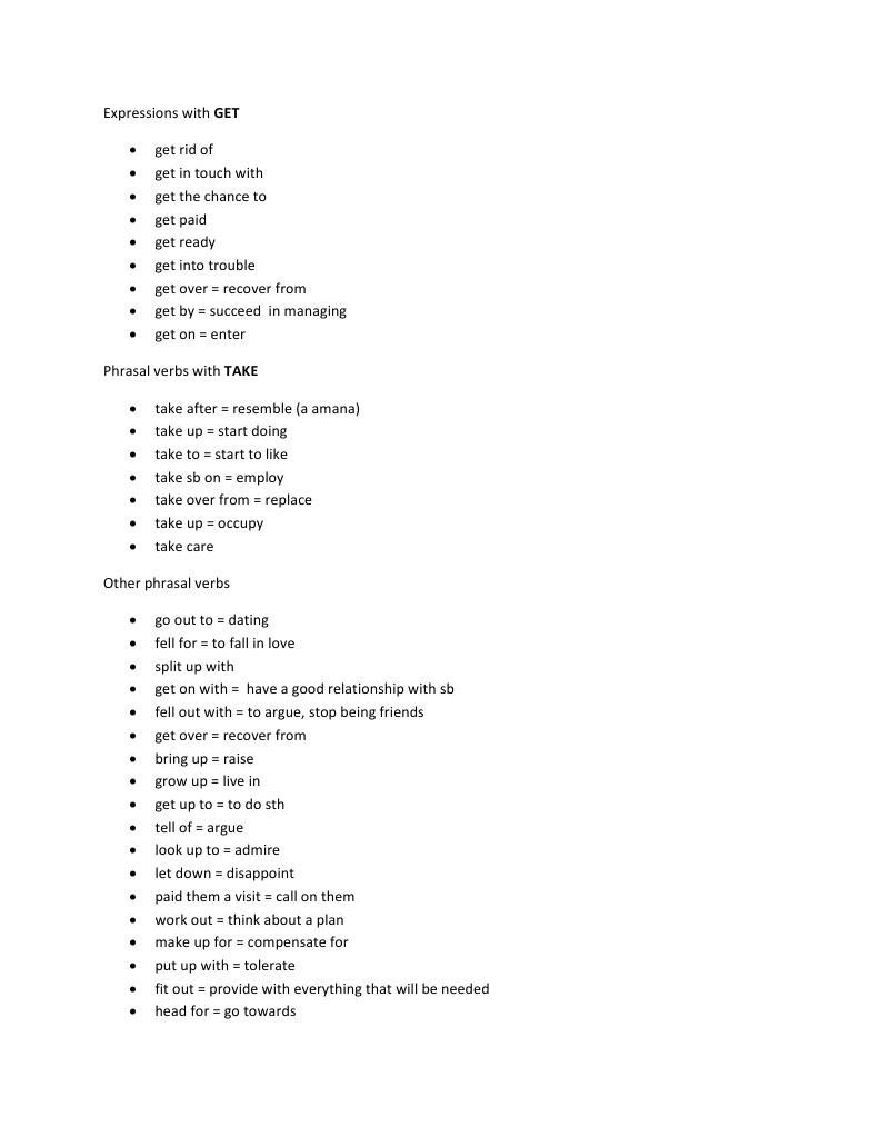Common Phrasal Verbs Explained | PDF