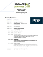 Cannabinoid Conference Bonn 2011 Program