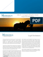 YAK:CN - Leveraged To Mongolia's Growth August 2012 Presentation