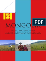 Mongolia: The Ultimate Frontier Market Investment Opportunity