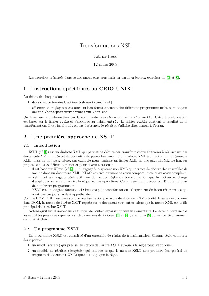 XSLT | PDF