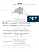 Área delimitada pelos gráficos de uma parábola e de uma reta, de x = -2 a x = 1 - solução