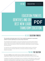 Education Pioneers Brochure