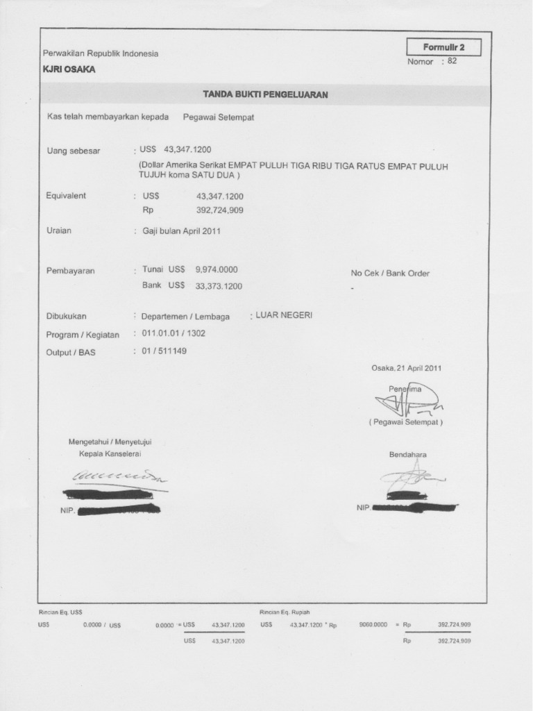 Daftar Gaji Diplomat Ri Dan Staf Di Kjri Osaka