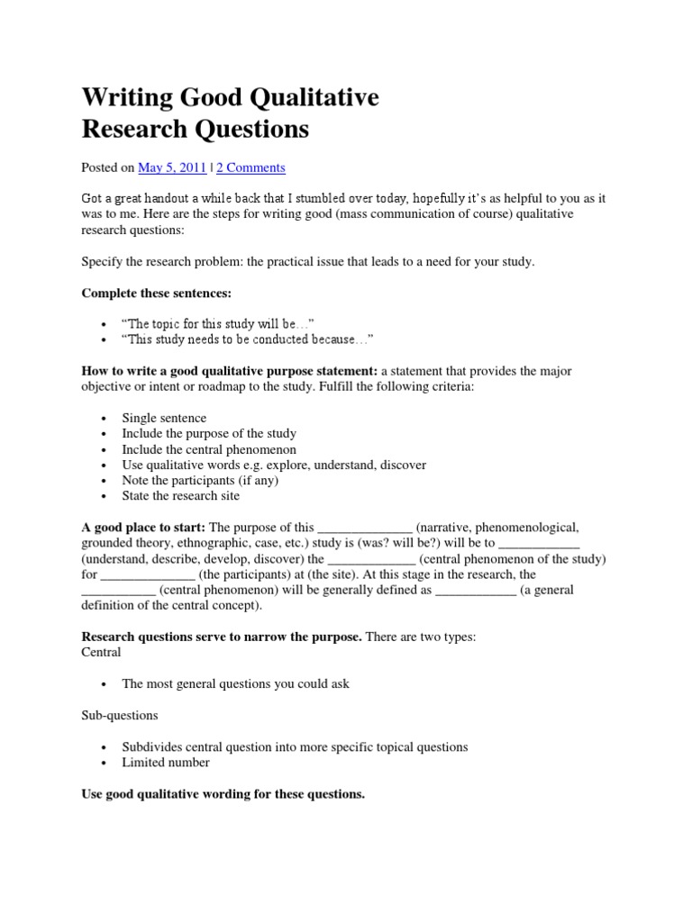Examples of qualitative research title picture