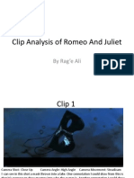 Clip Analysis of Romeo and Juliet