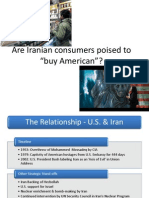 Iranian Consumer Vs U.S.