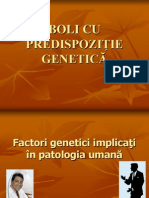 Curs 12 - Boli Cu Predisp, Gemeni, Terapia Genica