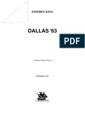 King Stephen - Dallas '63 | Pdf