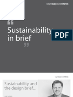 Sustainability in brief