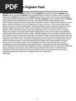 Download Contoh Laporan Kegiatan Paud by Haris Amarullah SN110297025 doc pdf
