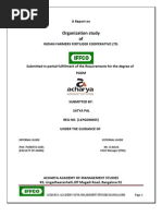 Download ORGANISATIONAL STUDY 2012 AT IFFCO AONLA BAREILLY UP by Satya Kurmi SN110299572 doc pdf