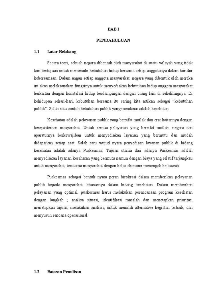 Contoh Identifikasi Masalah - Simak Gambar Berikut