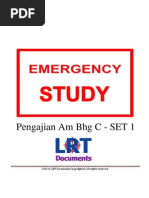 [EMERGENCY STUDY] Pengajian Am Bhg C - SET 1