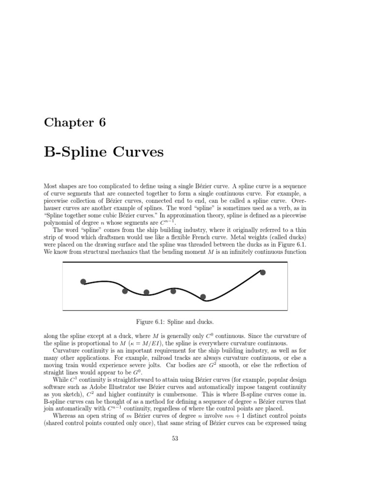 Understanding B-Spline Curves and Polar Form | PDF